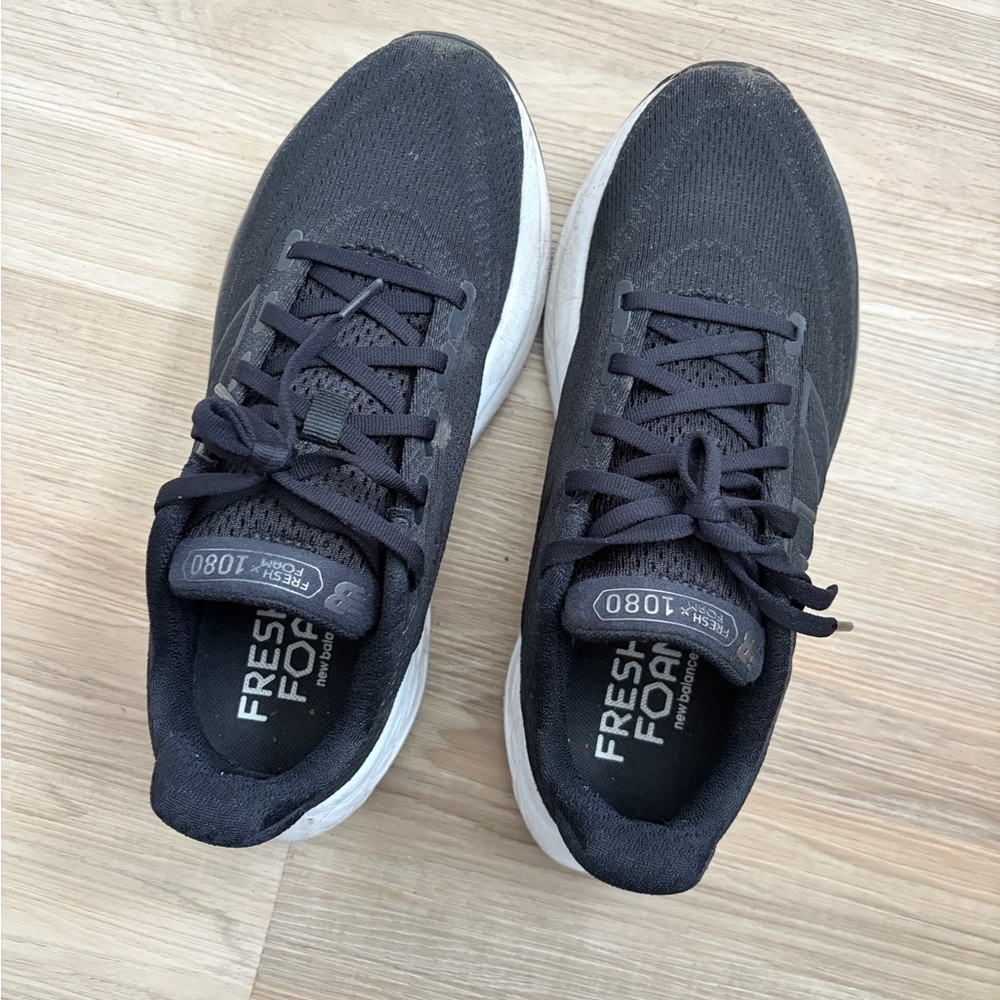New Balance Fresh Foam 1080 Women's Black Athletic Running Shoes